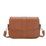 Small Leather Shoulder Bag Women's Crossbody Tote Flap Purse