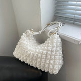 Lingge Shoulder Underarm Bag Women's Style Dumpling Bag Large Capacity