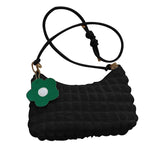 Solid Lingge Underarm Bag Women's Style Dumpling Bag