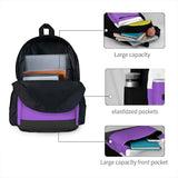 Non-Binary Pride Flag Backpack Schoolbag Anime Backpack