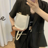 PU Leather Shoulder Bags Women Big Capacity Daily Texture Ha