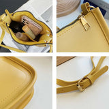 PU Leather Shoulder Bags Women Big Capacity Daily Texture Ha