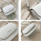 Women's PU Leather Shoulder Crossbody Bag Small Flap Handbag