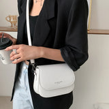Women's PU Leather Shoulder Crossbody Bag Small Flap Handbag