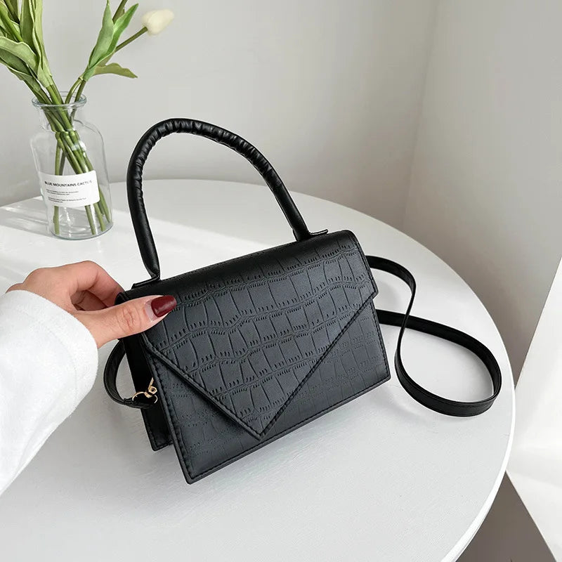 Women's Crossbody Shoulder Bag Small Flap Handbag PU Leather
