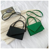 Women's Crossbody Shoulder Bag Small Flap Handbag PU Leather