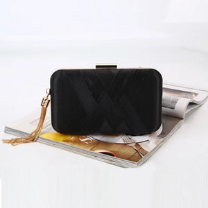 Criss-Cross Wedding Clutch Bag Ladies Party Small Pouch