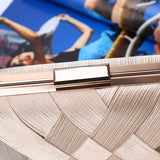 Criss-Cross Wedding Clutch Bag Ladies Party Small Pouch