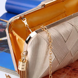 Criss-Cross Wedding Clutch Bag Ladies Party Small Pouch