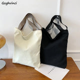 Canvas Harajuku Shoulder Bag Large Capacity Tote