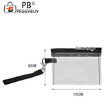Transparent PVC Clear Waterproof School Backpack Large Capacity