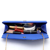 Vintage Leather Pleat Clutch Bag Pink Wedding Shoulder Bags