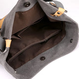 Vintage Multi-function Shoulder Bag Double Conversion Handbag Women Totes KL561