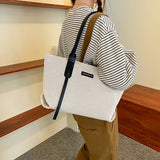 Large Women's Canvas Tote Bag for Leisure or Travel