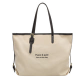 Canvas Tote Shoulder Bag Classic Cotton Large Capacity Soft Winter Package