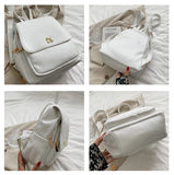 Solid Women Backpacks Female Casual Travel Backpack Ladies Bagpack