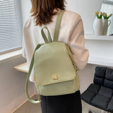Solid Women Backpacks Female Casual Travel Backpack Ladies Bagpack