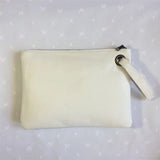 Women's Leather Wristlet Clutch Envelope Bag