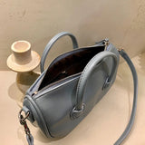 Square Shoulder Bags Women Cross-body Zipper Preppy OL