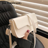 Small Armpit Bag PU Leather Women's Handbag Shoulder Messenger Bag