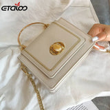 Leather Mini Crossbody Bag Women's Summer Messenger Shoulder Travel Handbag