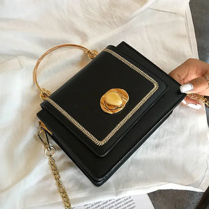 Leather Mini Crossbody Bag Women's Summer Messenger Shoulder Travel Handbag