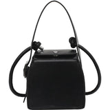 Vintage Retro Bucket Bag PU Leather Women's Tote Handbag