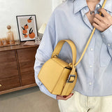 Vintage Retro Bucket Bag PU Leather Women's Tote Handbag