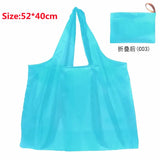 Solid Shopping Bag Women Large Tote Reusable Portable Shoulder Handbags