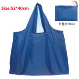 Solid Shopping Bag Women Large Tote Reusable Portable Shoulder Handbags