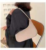 Solid Shoulder Bags Casual Women Underarm Bag Travel Armpit Shopping Pouch