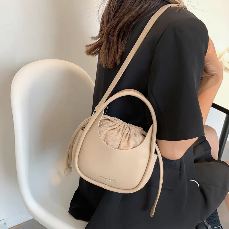 Small PU Leather Shoulder Bag Crossbody Handbag Women's Purse