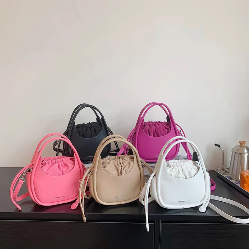 Small PU Leather Shoulder Bag Crossbody Handbag Women's Purse