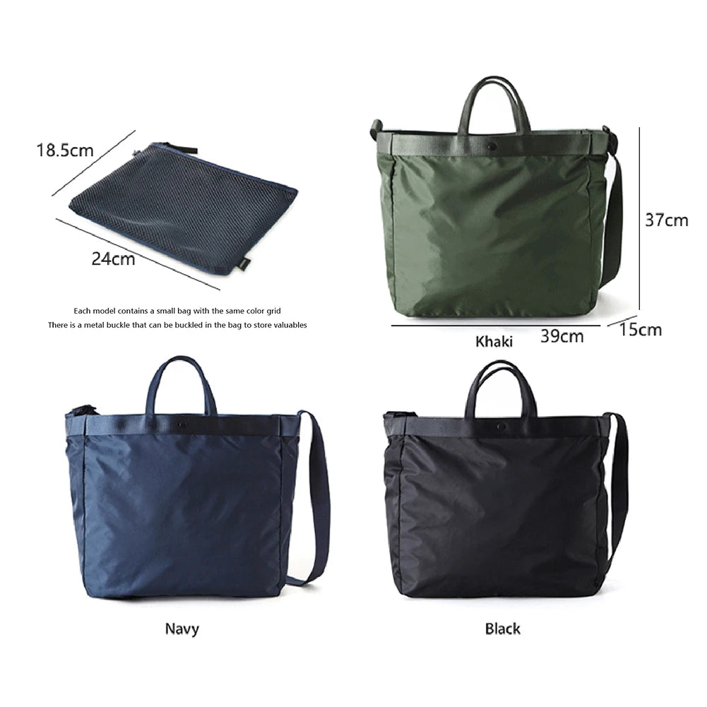 Solid-color Travel Storage Bag Lightweight Travel Shopping Bag