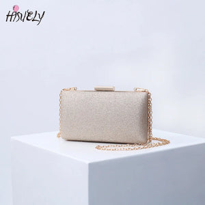 Glitter Banquet Party Wallet Chain Clutch Shoulder Bag