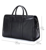 Men's Business Travel Bag Solid Handbag Duffle Short Journey Computer Bag