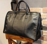 Men's Business Travel Bag Solid Handbag Duffle Short Journey Computer Bag