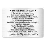 Engraved Metal Wallet Card Inserts for Son, Inspirational Gift for Him