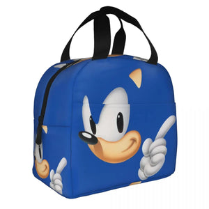 Sonics Anime Hedgehog Lunch Bag Insulated Cooler Thermal Bento Box