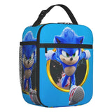 Sonic Hedgehog Insulated Lunch Tote Bag - Portable Cooler Thermal