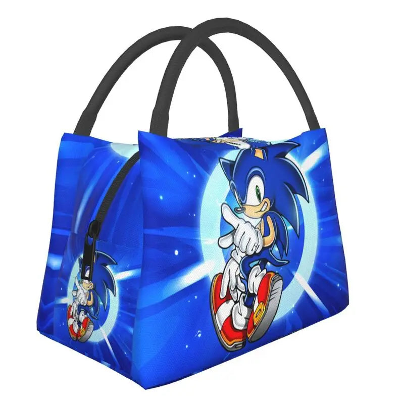 Sonic The Hedgehog Lunch Box Insulated Lunch Tote Bag