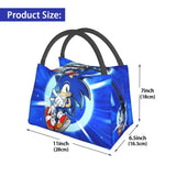 Sonic The Hedgehog Lunch Box Insulated Lunch Tote Bag