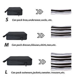 Compression Packing Cubes Nylon Travel Bag