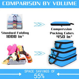 Compression Packing Cubes Nylon Travel Bag
