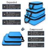 Compression Packing Cubes Nylon Travel Bag