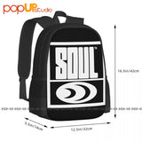 Soul Records Funk Motown Vinyl LP Beats MPC Backpack Large Capacity
