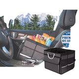 Vehicle-Mounted Large Capacity Storage Basket Folding Portable Box