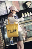 South Korea Canvas Bag Autumn Wild Small Fresh Large Capacity Hand Bag