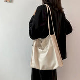 Korean Large-capacity Female Tote Bag College Student Shoulder Bag