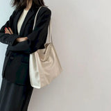 Korean Large-capacity Female Tote Bag College Student Shoulder Bag